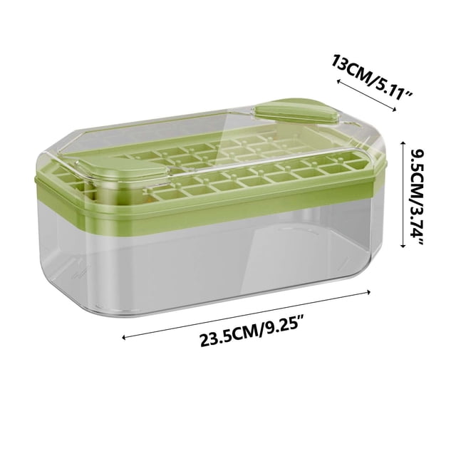 RKSTN Household Ice Making Household Ice Making Box Ice Ice Block Ice Block Storage Box One Click Press Ice Ice Box Set