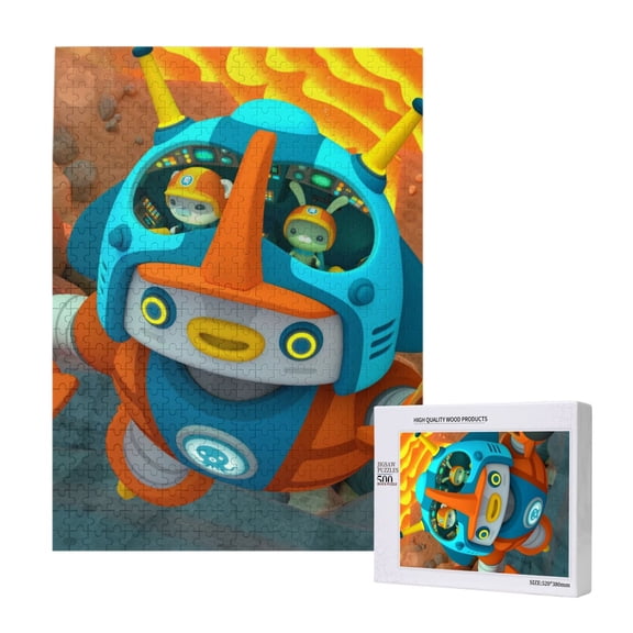 The Octonauts Jigsaw Puzzle 500 Pieces Wooden Puzzle Home Decor Birthday Party Gift