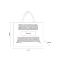 thumbnail image 4 of Paquete 20 piezas Bolsa de yute entretejido negro 42 x 33 x 16, 4 of 4