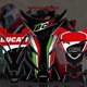 thumbnail image 2 of 3D motorcycle tank pad stickers compatible with Ducati PANIGALE V2 V4 959 1098 848 EVO 1198 1199 Monster696 796 795 1100 car stickers, 2 of 5