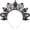 Black, variant on Sun Goddess Halo Crown - Boho Spiked Sunburst Goddess Headpiece Bohemian Headwear for Women Renaissance Costume