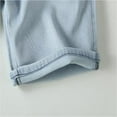 thumbnail image 7 of LYMAYTER Men Jean Shorts Summer Lightweight Drawstring Denim shorts Breathable Straight Leg Shorts XS-2XL, 7 of 7