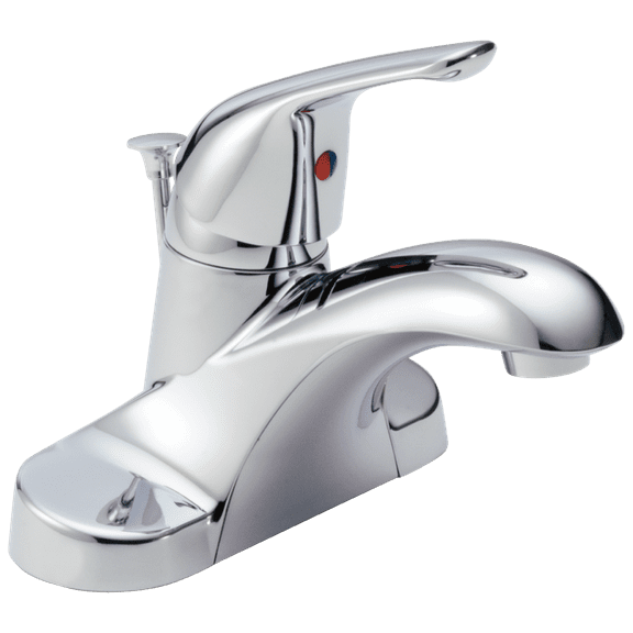 Delta Foundations Single Handle Centerset Bathroom Faucet in Chrome B510LF