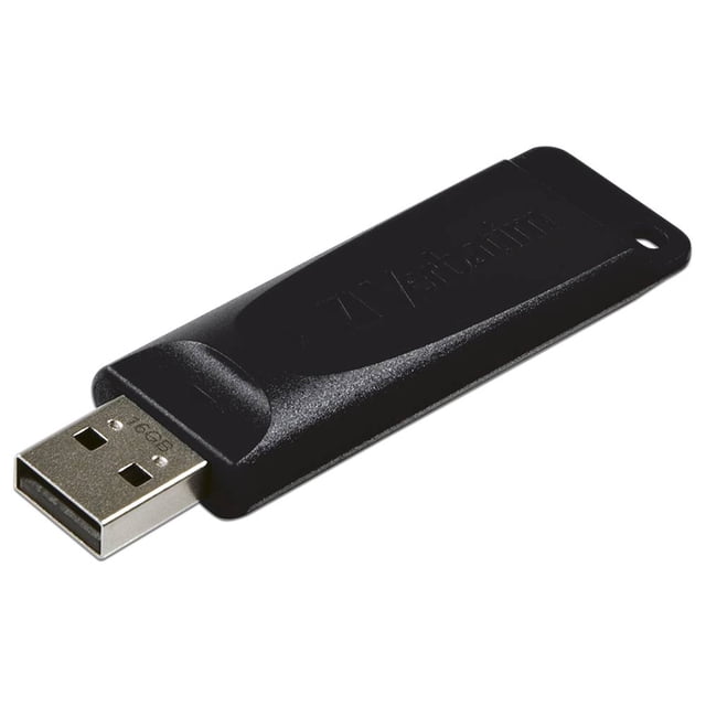 Unidad Flash USB 2.0 Verbatim 98696 de 16 GB. Color Negro. Verbatim 98696