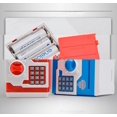 thumbnail image 4 of Hucha para niños, mini alcancía roja con cajero automático, caja de ahorros para niños, alcancía electrónica, caja de ahorro de monedas para niños, caja de seguridad con dibujos animados, 4 of 5