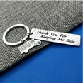 thumbnail image 2 of Miyuadkai Keychains Bus Driver Appreciation Gift Thank You For Keeping Me School Bus Driver Keychain Thank You Jewelry Gifts Keyring For Driver Christmas Birthday Jewelry Silver One Size, 2 of 5