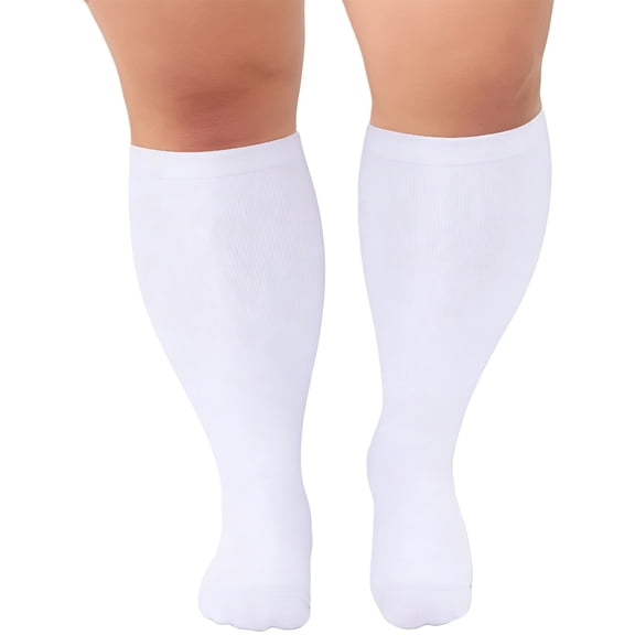 Ahabrexf Unisex Casual Solid Color High Socks for Outdoor Sports Running and Fitness