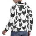 thumbnail image 6 of Cauagu Retro Rooster for Men's Pullover Hooded Sweatshirt Athletic Casual Hoodie Aautumn Hoodie Sweatshirt for Men Pullover Casual Hooded Sweatshirt-Large, 6 of 7