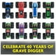 thumbnail image 4 of 40 aniversario de Toy Monster Jam Grave Digger, paquete de 8 unidades, 1:64, 4 of 9