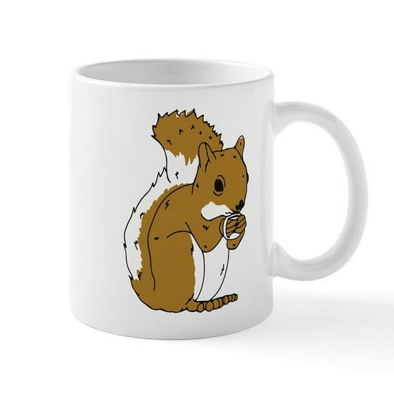 CafePress - Squirrel - 11 oz Ceramic Mug - Novelty Coffee Tea Cup
