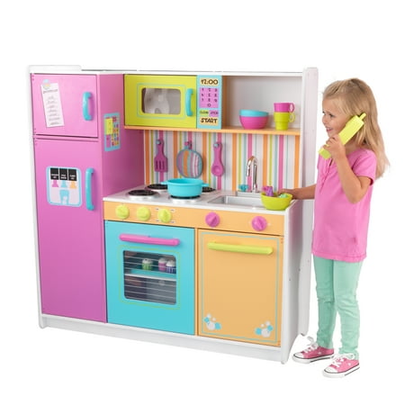 KidKraft Deluxe Big and Bright Kitchen (Best Play Kitchen For 2 Year Old)