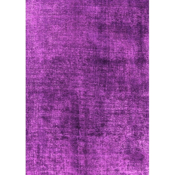 Ahgly Company Indoor Rectangle Oriental Pink Industrial Area Rugs, 7' x 9'