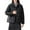 Black, variant on Winter Jackets For Women Quilted Lightweight Jackets Long Sleeve Cropped Cotton Padded Coat Jacket Solid Color Warm Thermal Outerwear Winter Essentials S-Xxl