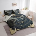 thumbnail image 2 of Erosebridal Kid Cartoon Dragon Twin Bedding Sets 7-Piece, Western Constellation Bedding Comforter Set, 2 of 7