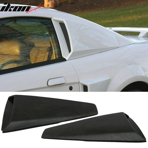 Fits 9904 Ford Mustang Rear Window Louvers Rear Driver Side Window