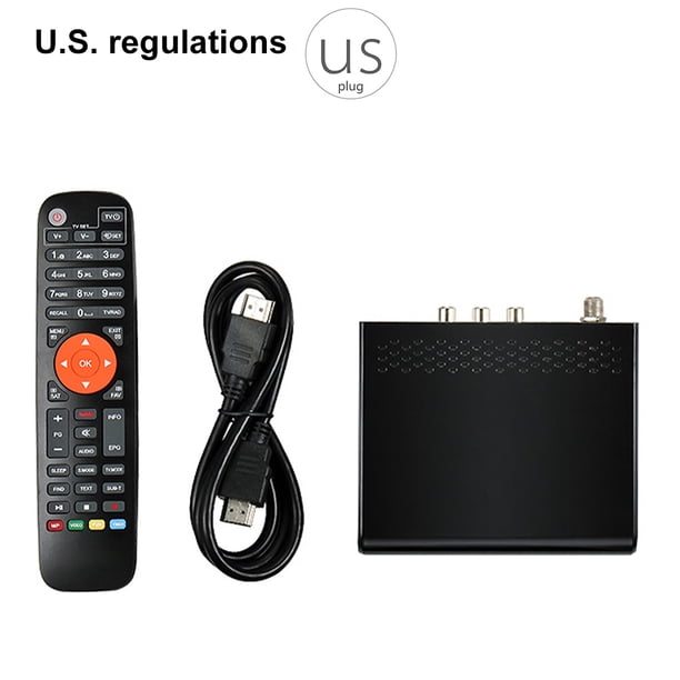 GTMEDIA V7S2X Receptor de TV USB Digital Top Box 1080P Decodificador TV Box para DVB-S2 DVB-S2X, enchufe de EE. UU. Inevent EL001328-02B