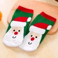 thumbnail image 5 of 1 par de calcetines de algodón de invierno para bebés y niños, calcetines para niños, Terry, copo de nieve, alce, Papá Noel, oso de Navidad, regalo, ropa barata, 5 of 5