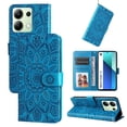 thumbnail image 1 of Funda tipo cartera GANGXUN para Xiaomi Redmi Note 13 4G , diseño girasol, cuero PU, soporte, cierre magnético, tarjetero, 1 of 5
