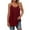 Wine Tank tops for Women, variant on HAPIMO Women's Pleated Flowy Tank Tops Dressy Tunic Sleeveless Fitness Scoop Neck Shirts Workout Casual Elegant Tops for Teen Girls Solid Color Summer Beach Tees Black