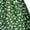 Green, variant on Women Ditsy Floral Print Midi Skirt Elastic Smocked Waist Button Front Side Split Casual Summer Skirt Green L