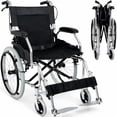 thumbnail image 1 of Silla Ruedas Aluminio Ligera Resiste 120kg 20 Pulgadas Nanofort, 1 of 10