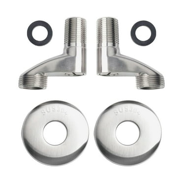 Shower Faucet Adapter Adjustable Angle Valve Replacement Stainless Steel Wall Mounted Width Curved Foot Corrector Bathroom Parts