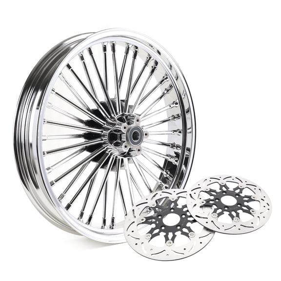 21x3.5 Fat Spoke Front Wheel Rotors for Harley Touring Road Glide Ultra FLTRU 2009-2024