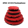 thumbnail image 6 of GLFSIL 2Pcs 3/4/5/6/7in Microfiber Polishing Pad For Cars Body Polish Polishing Wheels, 6 of 6