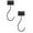 B*2, variant on 1 Pcs Banana Hook Under Cabinet, Adhesive Banana Holder, Foldable Magnetic Metal Banana Hanger for Kitchen Utensil, Keeps Bananas Fresh