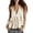 Beige, variant on Women's Summer Tops Elegant V Neck Sleeveless Tank Top Blouse For Spring Casual