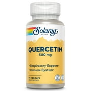 Solaray Quercetin 500 mg, Supports Sinus, Respiratory, Immune Function & Normal, Healthy Uric Acid Levels,  90 VegCaps