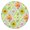 Pioneer Flower Floral, variant on Pioneer Flower Floral Print Pattern Round Fitted Tablecloth with Elastic Edge,Dining Table Cover Waterproof,Outdoor Round Tablecloth for Camping,Dining,Indoor and Outdoor