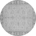 thumbnail image 1 of Ahgly Company Indoor Round Oriental Gray Traditional Area Rugs, 4' Round, 1 of 4