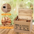 thumbnail image 4 of 15 Lbs Fatwood Fire Starter Sticks with Wooden Box Natural Pine Kindling for Campfire Wood Stove Fireplace Grill Outdoor Survival, 4 of 9