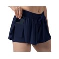 thumbnail image 4 of 5-12T Girls Flowy Shorts with Spandex Liner 2-in-1 Youth Butterfly Skirts for Fitness, Running, Sports, 4 of 6