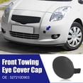 thumbnail image 2 of Unique Bargains Right Bumper Tow Hook Towing Cover Cap 52127-52909 for Toyota Yaris 06-08 Black, 2 of 6