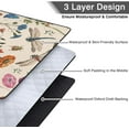 thumbnail image 5 of Picnic Blankets Waterproof Foldable Extra Large,80"x 60" Outdoor Beach Blanket Sandproof,3-Layer Lightweight Handy Mat Tote Picnic Camping Rugs for Outside Your Rv(Vintage Butterfly Flowers), 5 of 6