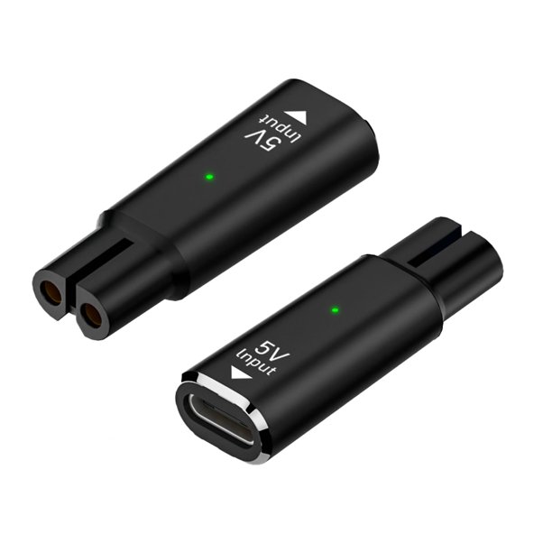 Adaptador de cargador de afeitadora USB-C de 5 V para Philips Norelco OneBlade