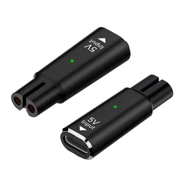 Adaptador de cargador de afeitadora USB-C de 5 V para Philips Norelco OneBlade