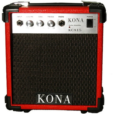 Kona 10-Watt Electric Guitar Amplifier, Red (Best Beginner Bass Amp)