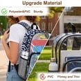 thumbnail image 5 of FKELYI Aztec Fish Print 17 Inch Clear Backpack for Boys & Girls, Kids Backpack See Through Schoolbag Spacious Bookbag Travel Bags for Elementary Student, 5 of 7