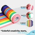 thumbnail image 5 of Mix N More EDY840511 1 in. x 60 Yards Enday Colored Masking Tape, Assorted Color - Pack of 11, 5 of 6