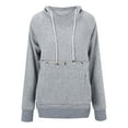 thumbnail image 1 of WEAIXIMIUNG Robe Sweat-Shirt Grande Taille pour Femmes Automne et Hiver Pull à Capuche Ample pour Animaux de Compagnie Chat Chien Grande Poche Pull-Over Sweat-Shirt, 1 of 3