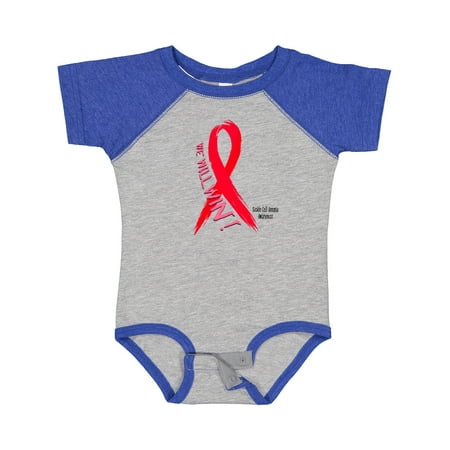 

Inktastic We Will Win Against Sickle Cell Ribbon Gift Baby Boy or Baby Girl Bodysuit
