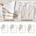 thumbnail image 5 of Orange Branches Swag Valances for Windows, Kitchen Window Curtains Over Sink, Modern Abstract Art Forest Silhouettes Window Treatment Curtains for Living Room/Bedroom Curtains 2 Panel Sets 36"x45", 5 of 8