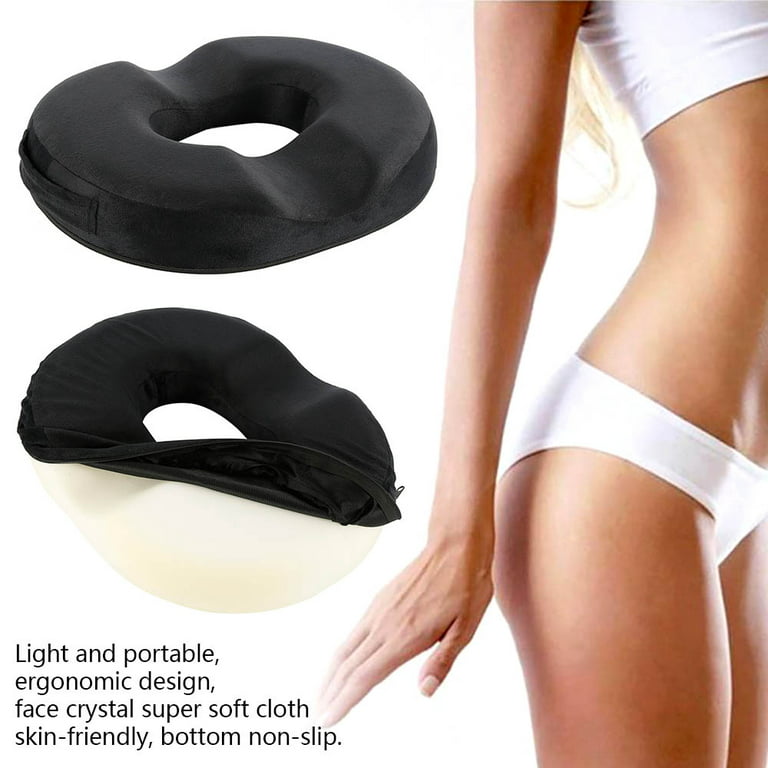 New Donut Pillow Like Real Fantastic Ring Shaped Simulation Food Plush Soft  Creative Seat Cushion Head Pillow Floor Decor Gift