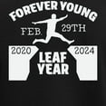 thumbnail image 3 of CafePress - Forever Young Feb 29Th Leap Year Pajamas - Women's Short Sleeve Print T-Shirt and Pants Dark Cotton Pajama Set, 3 of 7