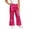 Hot Pink, variant on Girls Boys Metallic Hip Hop Pants Shiny Sequin Sparkly Elastic Waist Loose Dance Trousers for Performances and Casual Silver 11-12Years