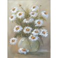 thumbnail image 2 of Britton, Pam 25x32 Black Ornate Wood Framed with Double Matting Museum Art Print Titled - Bowl of Daisies, 2 of 4