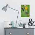 thumbnail image 5 of FMSHPON Hummingbirds Foraging Yellow Flowers Clipboard Hardboard Wood Nursing Clip Board and Pull for Standard A4 Letter 13x9 inches, 5 of 6